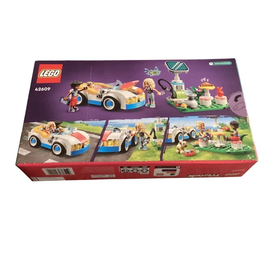 LEGO Friends 42609 Electric Car and Charger Building Toy Set 170 Pieces‎ Ages 6+